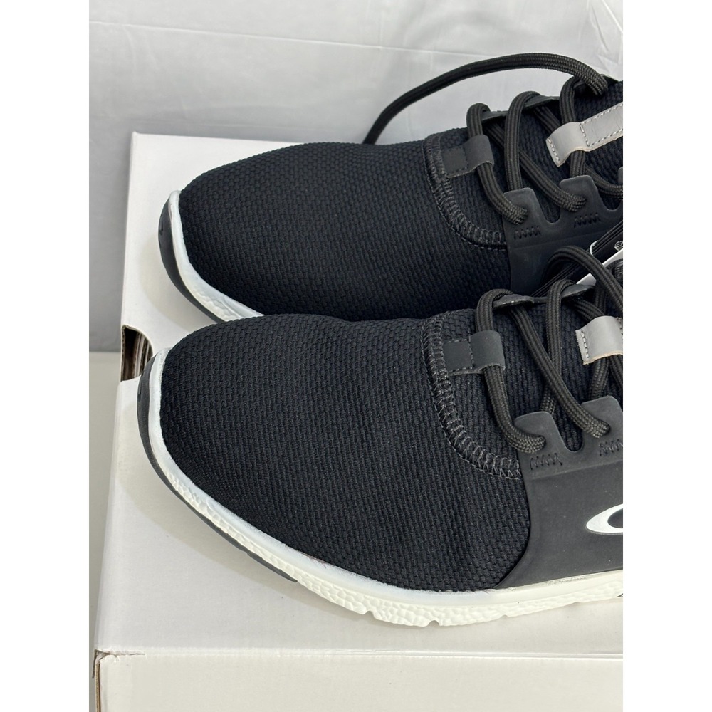 Oakley Dry Sneaker Shoes Mens Jet Black Low Top Lace Up Comfort Size 11 NWB - Picture 5 of 11